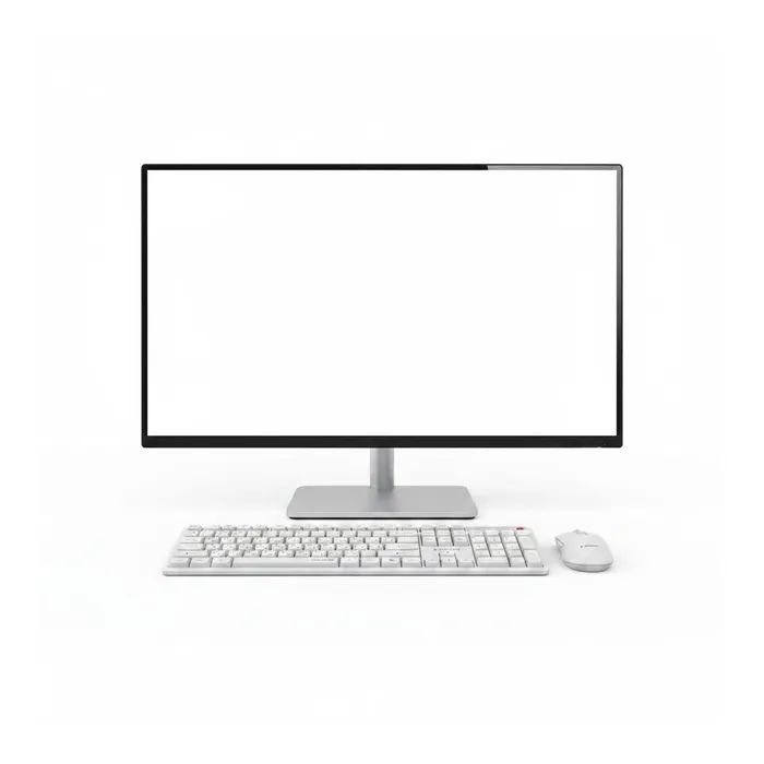 Комплект Gembird Silent Key Pro Business Wireless White (KBS-WMS-01-W-CYRL) изображение 5