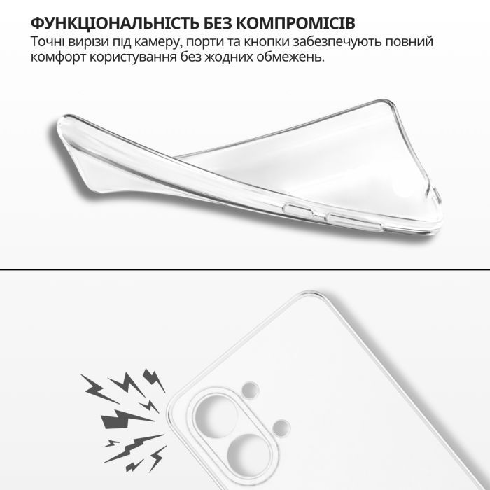 Чехол для мобильного телефона BeCover Silicone Tecno Spark Go 3 (KN3) Transparent (715692) изображение 6