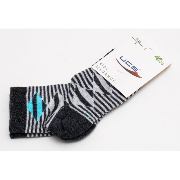 Носки детские UCS Socks в полоску (M0C0101-1223-3-gray) изображение 2