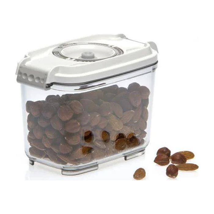 Пищевой контейнер Status вакуумний прямокутний 0,5 л, білий (155311)