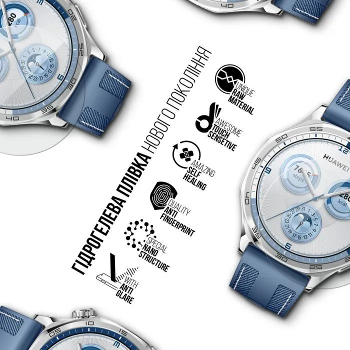 Пленка защитная Armorstandart Matte hydrogel Huawei Watch GT 5 46mm 6 pcs (ARM92068) изображение 2