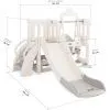 Игровая площадка Mealux Elsa White / Grey (KD-B012-1 White/Grey) изображение 2