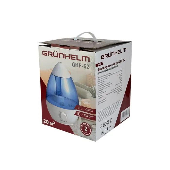 Увлажнитель воздуха Grunhelm GHF-62 изображение 4