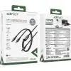 Дата кабель USB-C to 2xUSB-C 1.2m 100W nylon black Acefast (6974316285120) изображение 5