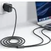 Дата кабель USB-C to 2xUSB-C 1.2m 100W nylon black Acefast (6974316285120) изображение 6
