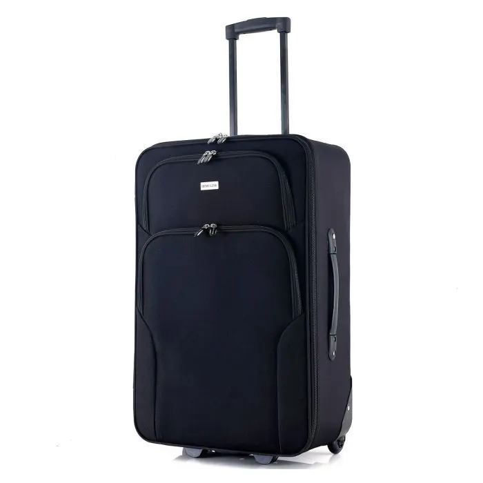 Чемодан Semi Line 24" (M) Black (T5679-2) (DAS303573)