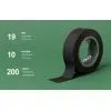 Изоляционная лента Alloid Pro, лавсановая, черная, 200мкм, 19мм×10м (MIT-2001910) изображение 2