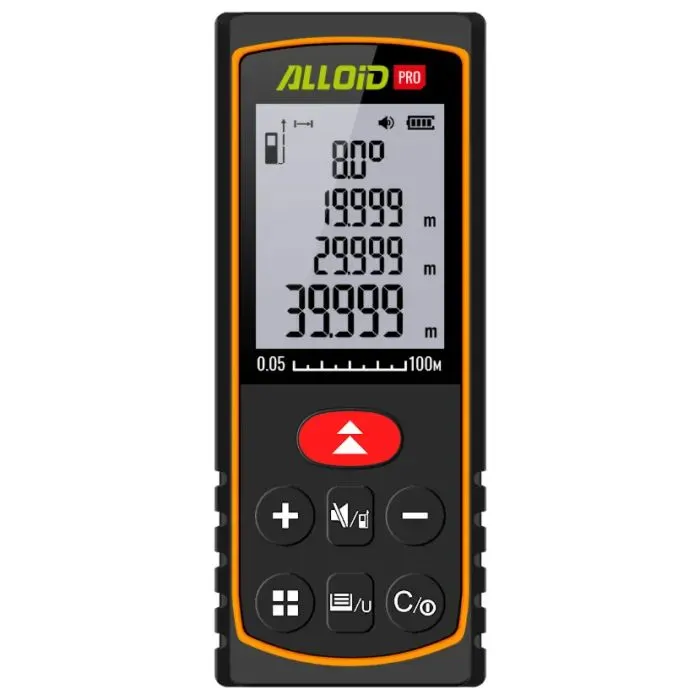 Дальномер Alloid Pro, лазерный, 100м (DM-11100)