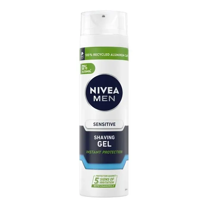Гель для бритья Nivea Instant Protection Для чувствительной кожи 200 мл (4005808222964)