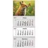 Календарь Axent настенный квартальный 2027 г.,3 пр. Animals 1 (8803-27-31-A)