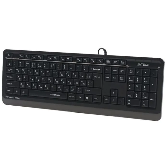 Клавиатура A4Tech FK10Q USB UA Grey (4711421003452) изображение 2