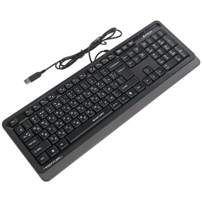 Клавиатура A4Tech FK10Q USB UA Grey (4711421003452) изображение 4