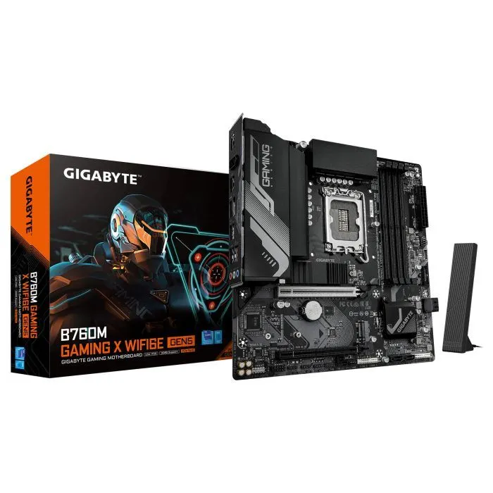 Материнская плата GIGABYTE B760M GAMING X WIFI6E GEN5 (B760M G X WF6E GEN5) изображение 4