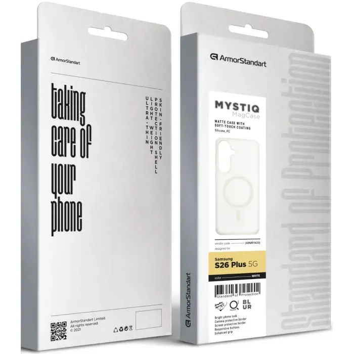 Чехол для мобильного телефона Armorstandart Mystiq MagCase Samsung S26 Plus 5G White (ARM91633) изображение 3