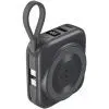 Батарея универсальная Choetech Magnetic Wireless 10000mAh, 22.5W, PD, build USB-C, Apple Watch charger (B697C-BKGY)