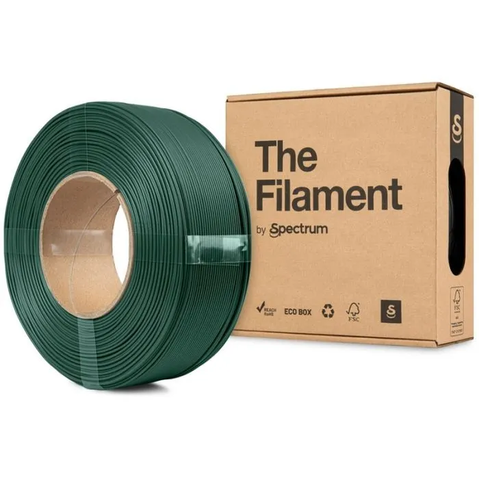Пластик для 3D-принтера The Filament HT-PLA 1.75mm 1kg ReFill, Tooling Green, Dark (TF-24257) изображение 3