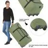 Сумка дорожная TravelZ на колесах Wheelbag 100 Green (603095) (930793) изображение 3