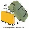 Сумка дорожная TravelZ на колесах Wheelbag 100 Green (603095) (930793) изображение 7