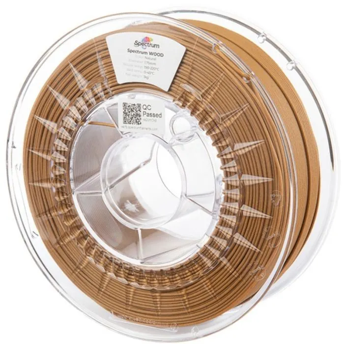 Пластик для 3D-принтера Spectrum WOOD 1.75mm NATURAL 1kg (80170)