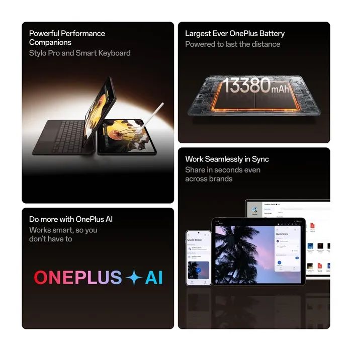Планшет OnePlus Pad 4 13.2" 12/256GB Wi-Fi Sage Mist (OPP412256SM) зображення 7