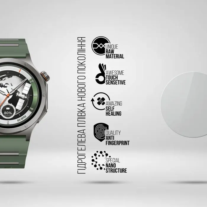 Плівка захисна Armorstandart hydrogel OnePlus Watch 4 6 pcs (ARM94027) зображення 2