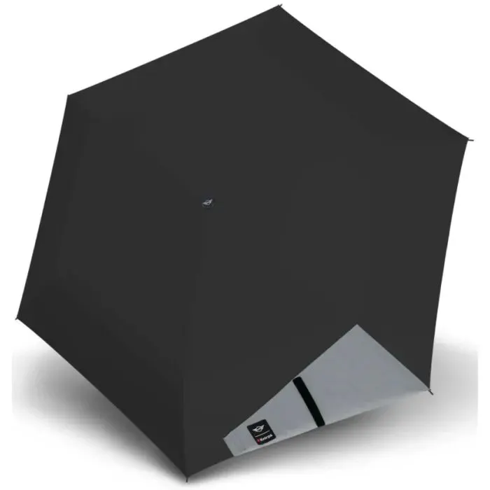 Зонт Knirps Mini Duomatic Reflective Black автомат складана (Kn95-8100-7156)