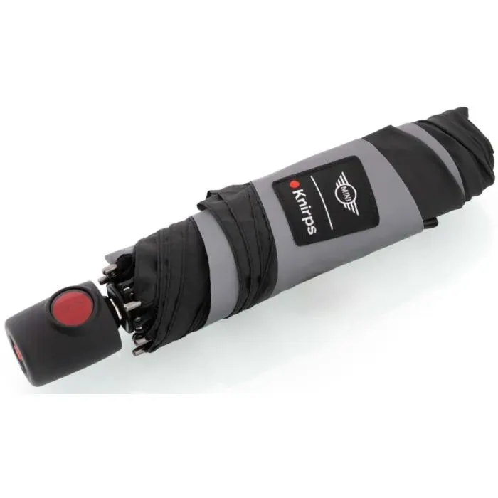 Зонт Knirps Mini Duomatic Reflective Black автомат складана (Kn95-8100-7156) изображение 3