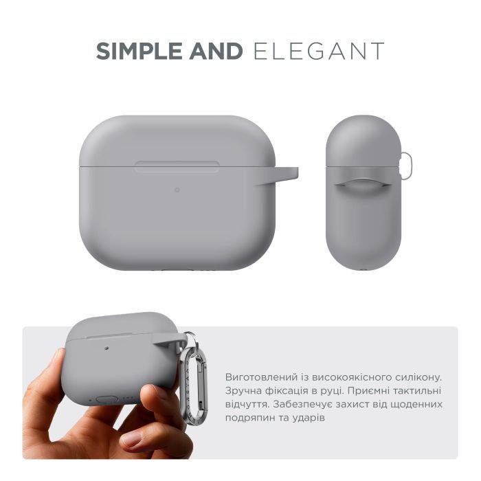 Чехол для наушников Armorstandart Hang Case For Apple AirPods Pro 3 Scarlet (ARM88283) изображение 2