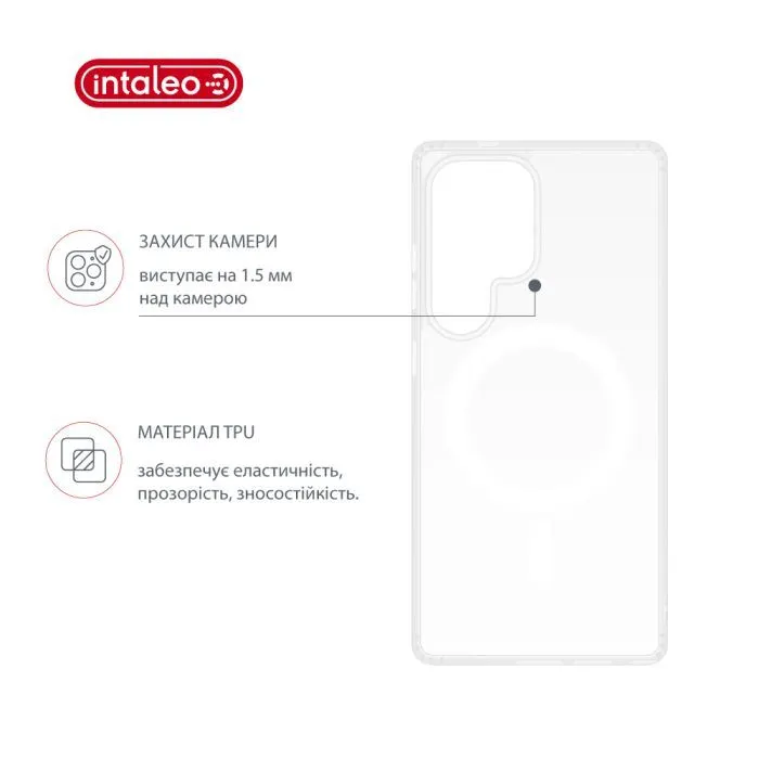 Чохол до мобільного телефона Intaleo CLEAR MagSafe Samsung Galaxy S25 Ultra (1283126616167) зображення 4