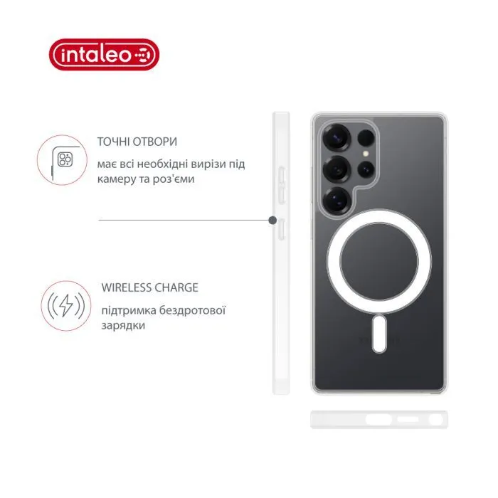 Чохол до мобільного телефона Intaleo CLEAR MagSafe Samsung Galaxy S25 Ultra (1283126616167) зображення 5