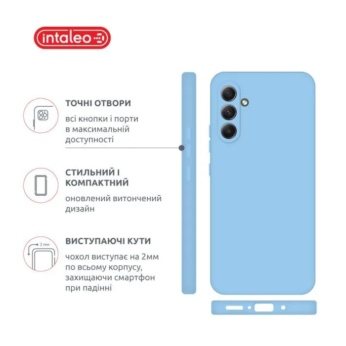 Чохол до мобільного телефона Intaleo SoftShell Samsung Galaxy A17 Light Blue (1283126635991) зображення 4