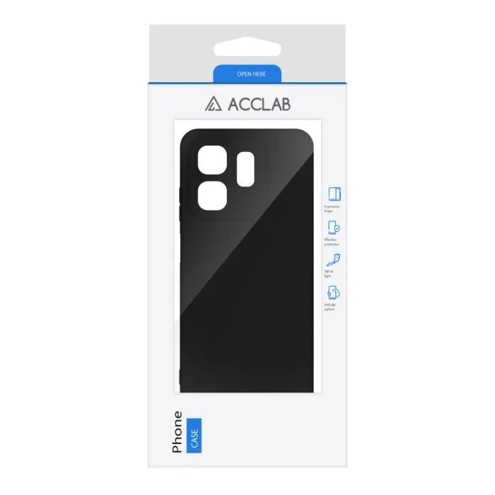 Чохол до мобільного телефона ACCLAB SoftShell Infinix Smart 9 Black (1283126611711) зображення 2