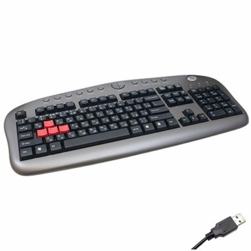 Клавіатура A4Tech KB-28G USB Silver/Grey (KB-28G-USB)