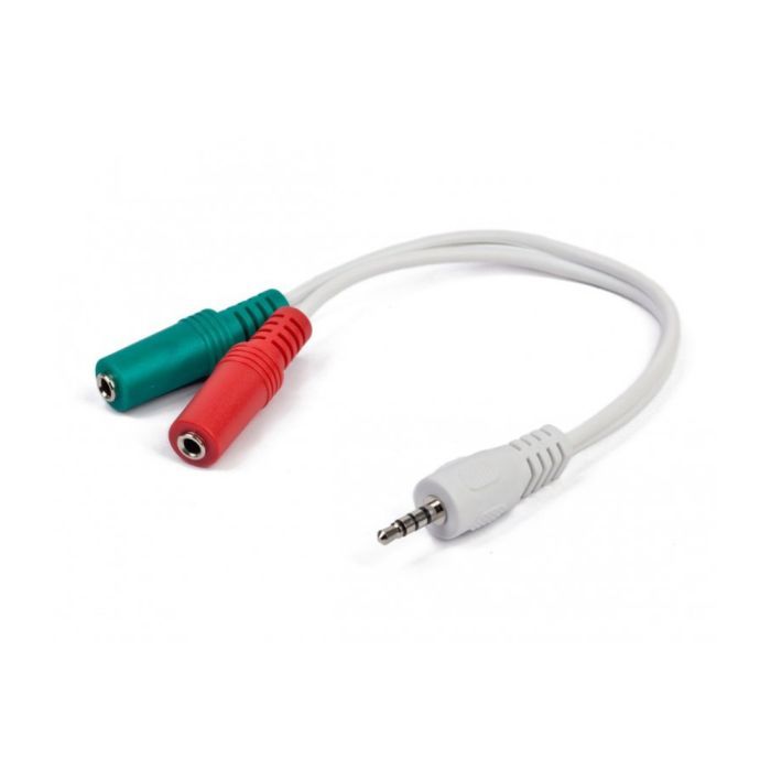 Переходник Cablexpert Jack 3.5mm папа/2х3.5mm мама (CCA-417W)