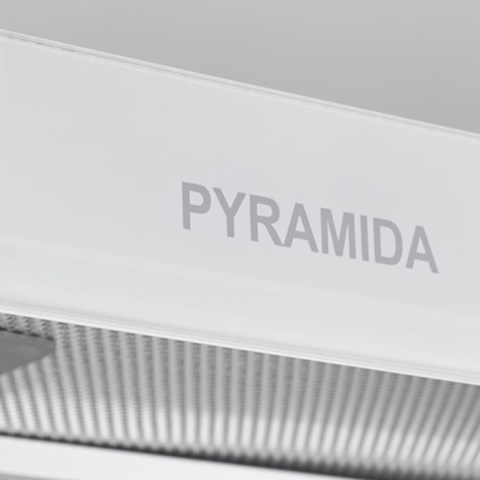Витяжка кухонна Pyramida TL 50 FG IX WH зображення 3