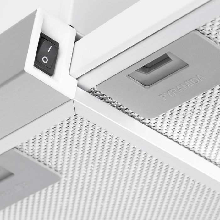 Витяжка кухонна Pyramida TL 50 FG IX WH зображення 6