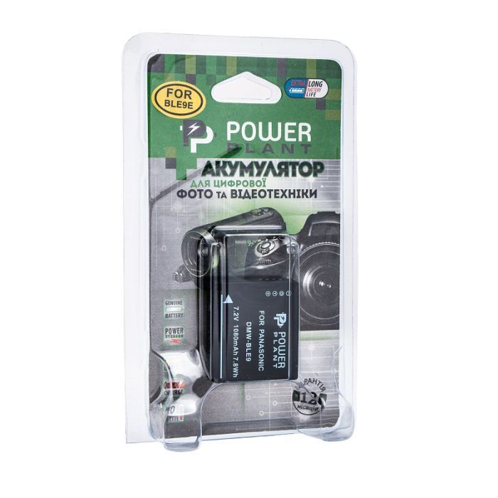 Аккумулятор к фото/видео PowerPlant Panasonic DMW-BLE9 (DV00DV1299) изображение 2