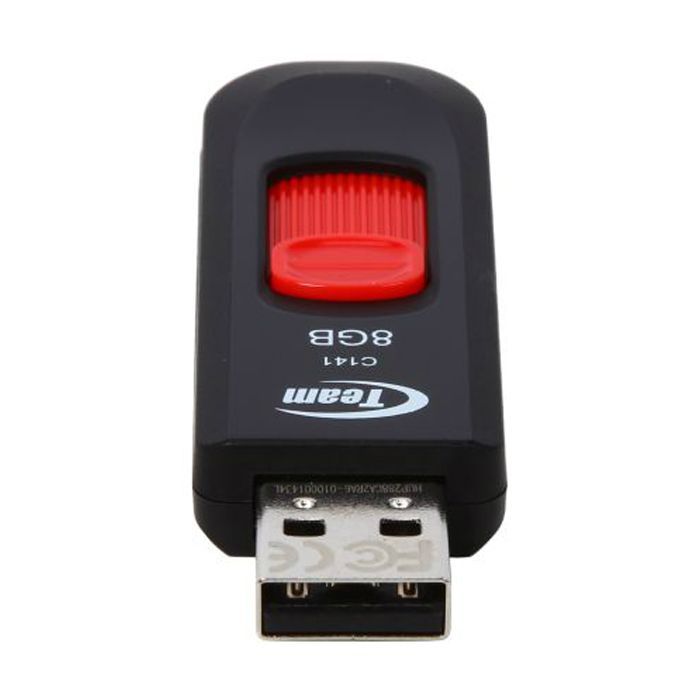 USB флеш накопитель Team 8GB C141 Red USB 2.0 (TC1418GR01) изображение 4
