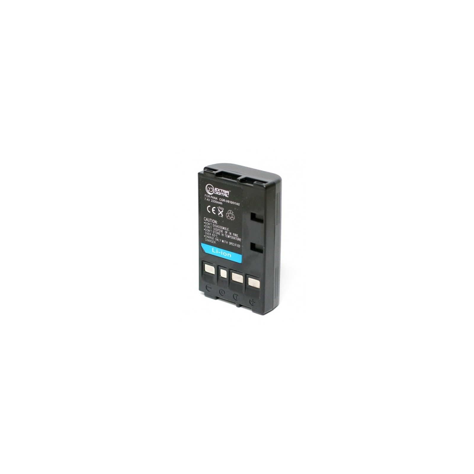 Акумулятор до фото/відео Extradigital Panasonic V610/V14 (DV00DV1095) зображення 2