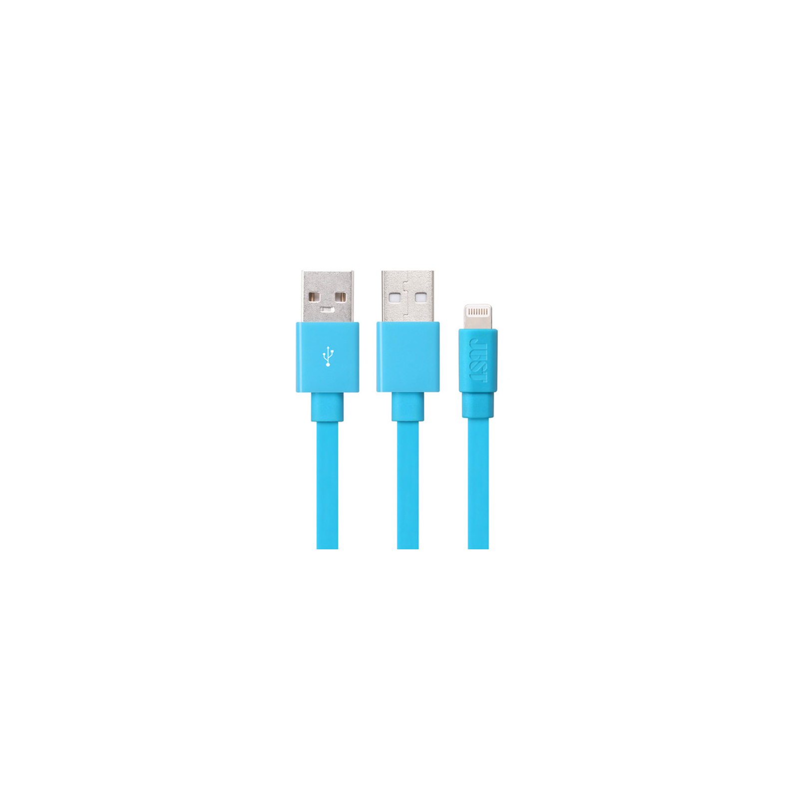 Дата кабель USB 2.0 AM to Lightning 1.2m Freedom Blue Just (LGTNG-FRDM-BL)