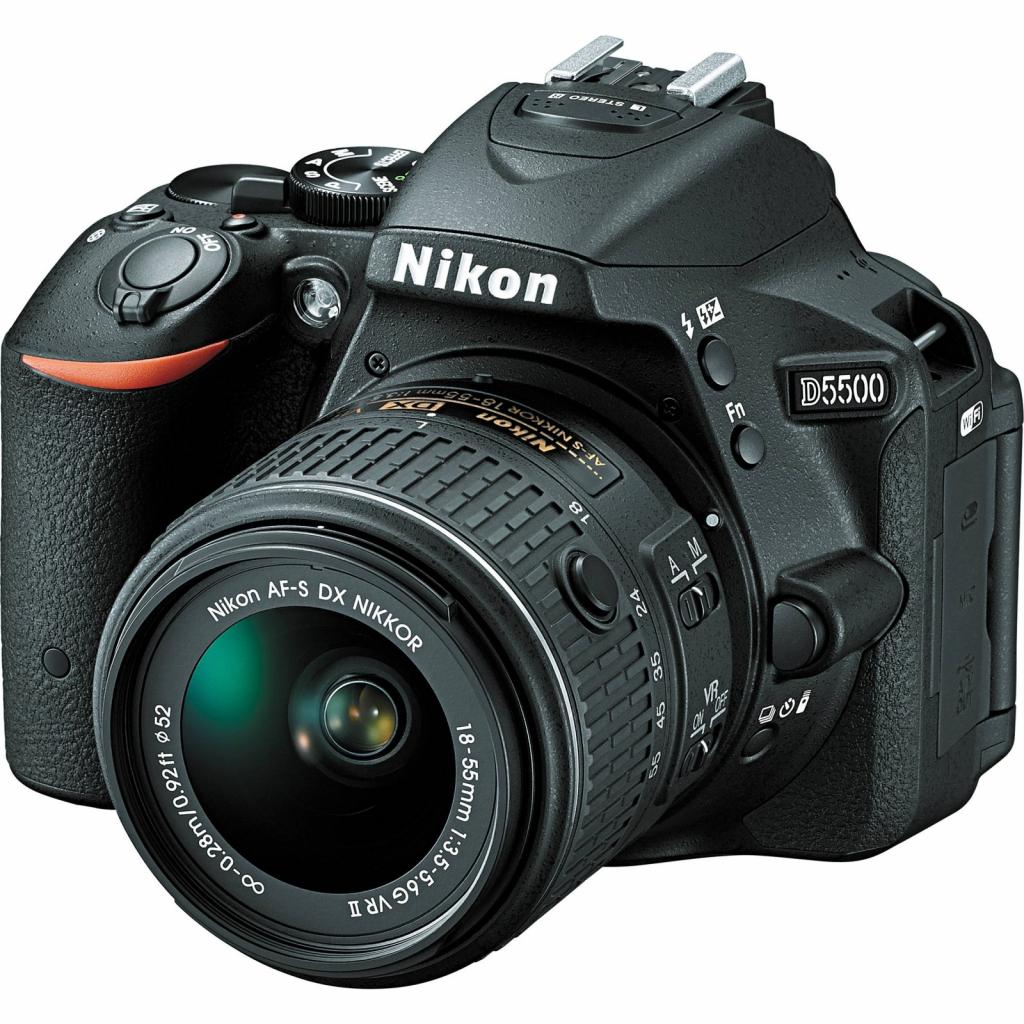 Цифровий фотоапарат Nikon D5500 + AF-P 18-55VR KIT (VBA440K006)