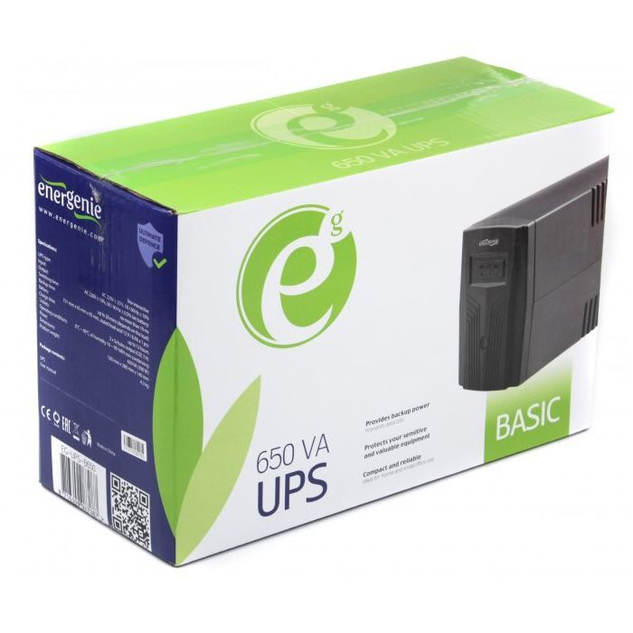 Источник бесперебойного питания EnerGenie 650VA (EG-UPS-B650) изображение 3