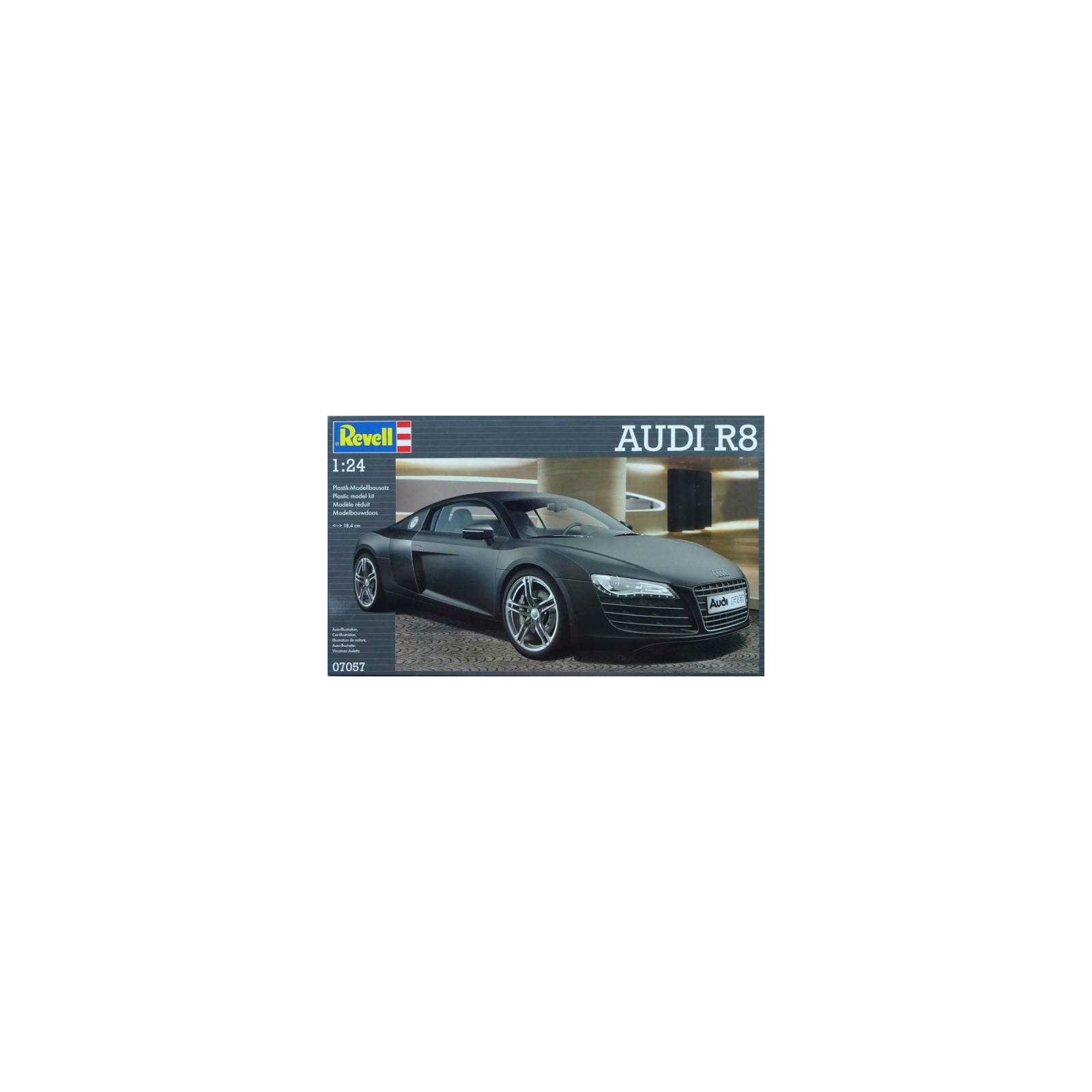 Сборная модель Revell Автомобиль Audi R8 black 1:24 (7057)