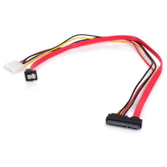 Кабель для передачи данных SATA +power 0.45m Vinga (SATAPW01)