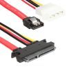 Кабель для передачи данных SATA +power 0.45m Vinga (SATAPW01) изображение 3