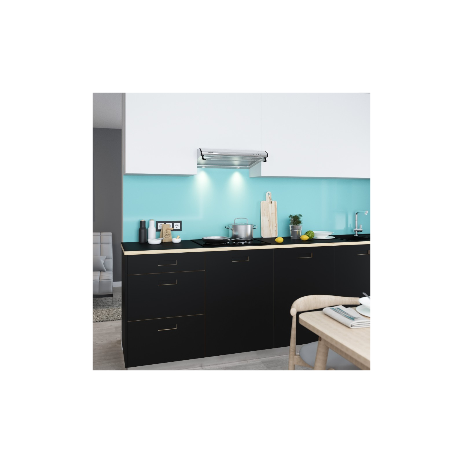 Вытяжка кухонная Eleyus BONA ІІ LED SMD 60 BG изображение 9