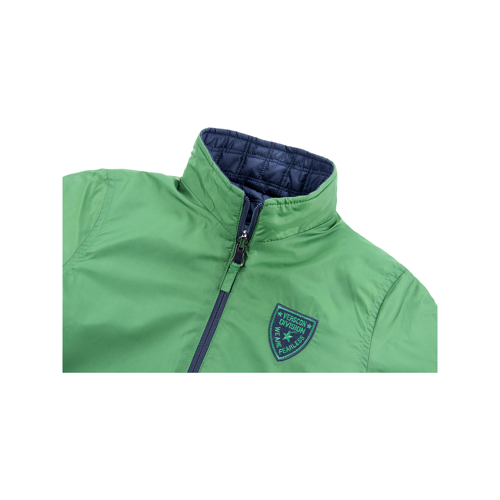 Куртка Verscon двостороння синя і зелена (3278-128B-blue-green) зображення 10