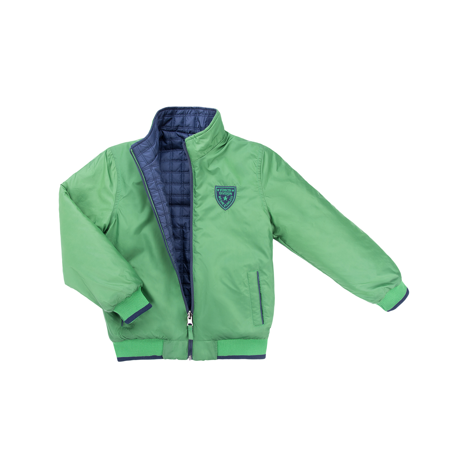 Куртка Verscon двухсторонняя синяя и зеленая (3278-128B-blue-green) изображение 2