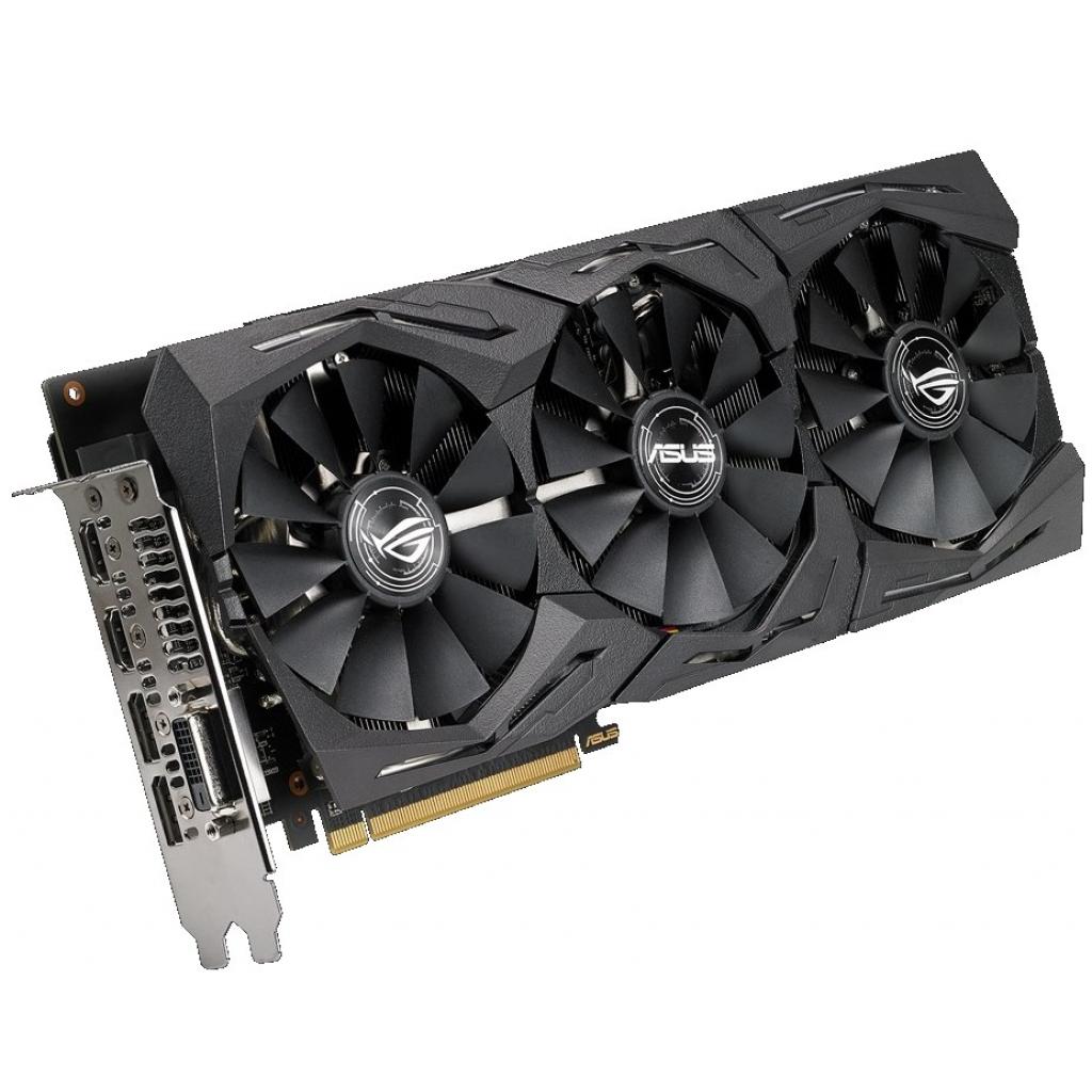 ᐈ Купить видеокарту ASUS Radeon RX 580 8192Mb ROG STRIX GAMING
