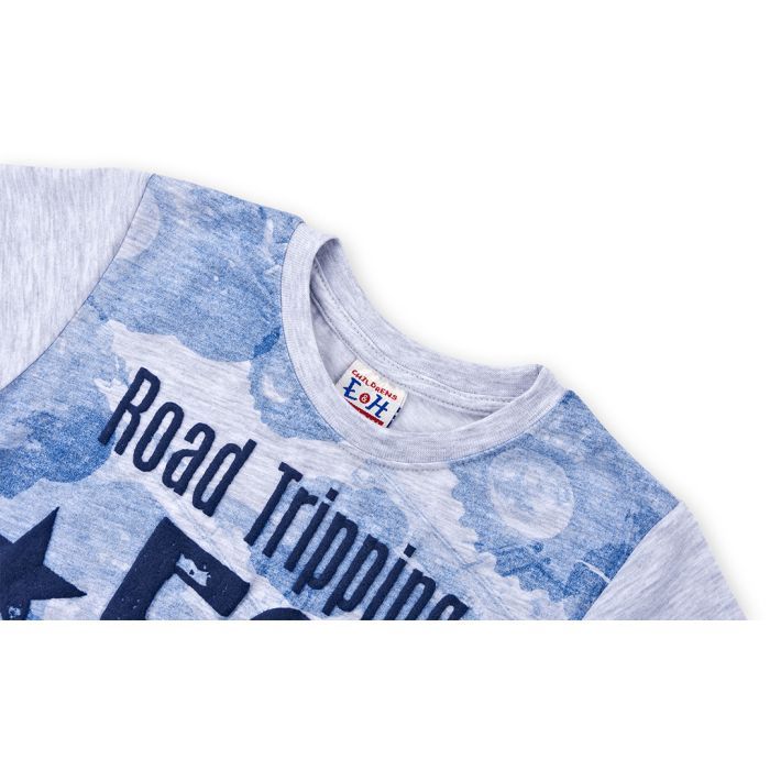 Футболка дитяча Breeze "52 California" (8763-128B-gray) зображення 2
